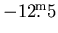 $-12\hbox{$.\!\!^{\rm m}$}5$