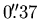 $0\hbox{$.\!\!^{\prime\prime}$}37$