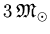$3\: \mathfrak{M}_{\odot}$